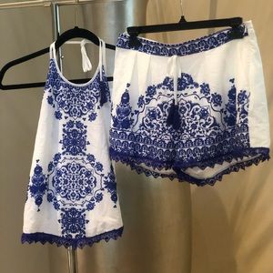 Boho topand shorts